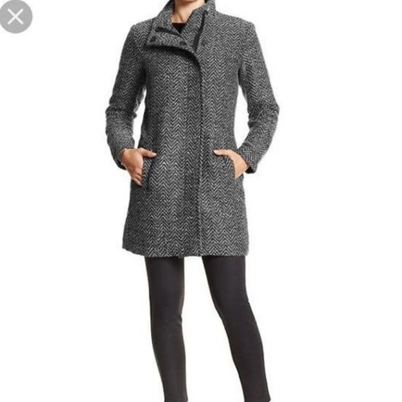 Banana Republic Herringbone Wool Blend 